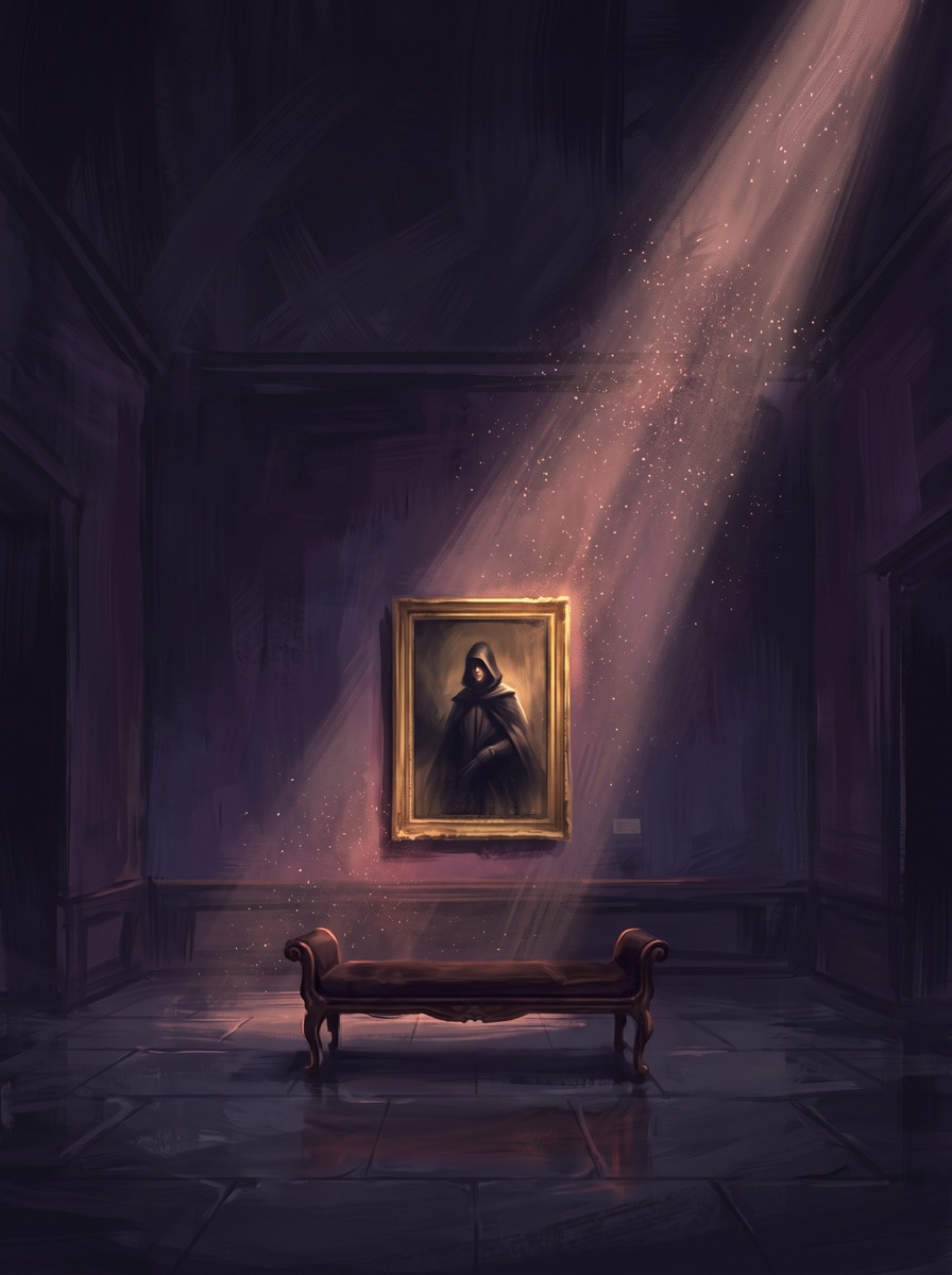 THE QUIET WING &mdash; exhibition poster